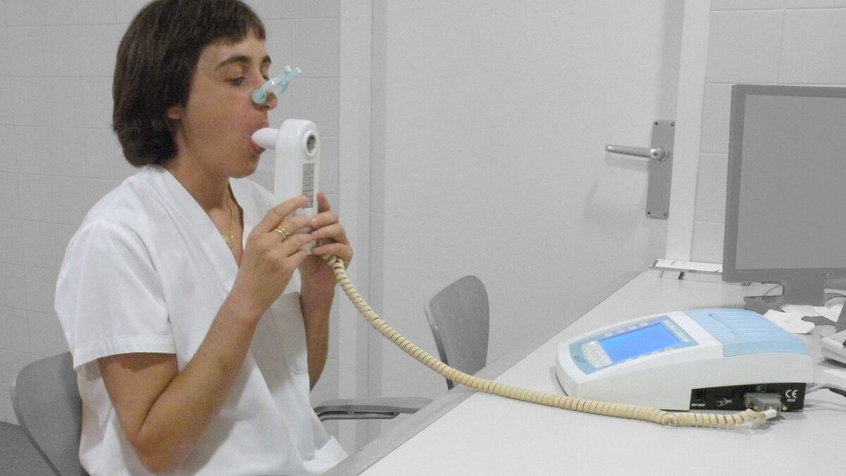 Spirometri-undersøgelse af lungefunktion